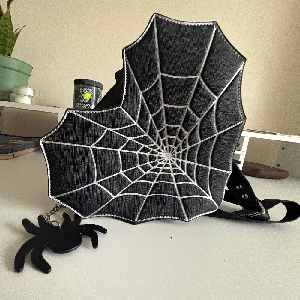 MAD Engine Spiderweb Heart Backpack - image 1